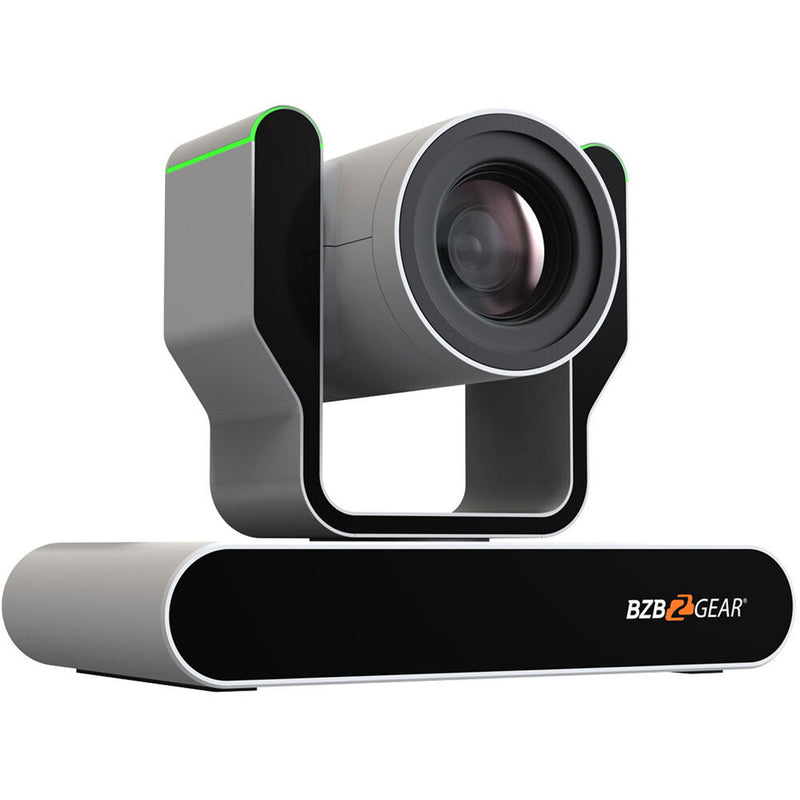 BZBGEAR Live Streaming HD PTZ Camera with Auto-Tracking, Tally & 20x Zoom (White)