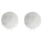 Bubblebee Industries Windbubble Faux Fur Lavalier Windscreen (2-Pack, 1.57", White)