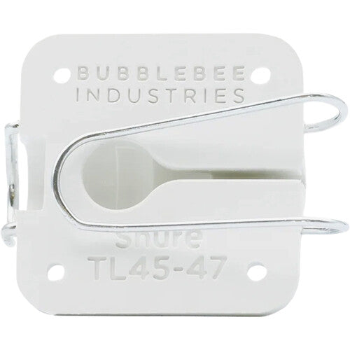 Bubblebee Industries Lav Concealer for Shure TwinPlex TL45 to TL47 (Matte White)