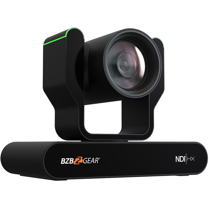 BZBGEAR Live Streaming NDI|HX3 PTZ Camera with Auto-Tracking, Tally & 12x Zoom (Black)