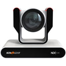 BZBGEAR Live Streaming NDI|HX3 PTZ Camera with Auto-Tracking, Tally & 12x Zoom (White)