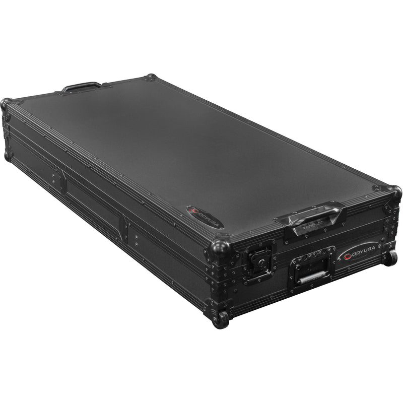 Odyssey Glide-Style DJ Coffin Flight Case with Wheels for DJM-A9 / CDJ-3000 or Similar Size Gear (Black Label)