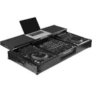 Odyssey Glide-Style DJ Coffin Flight Case with Wheels for DJM-A9 / CDJ-3000 or Similar Size Gear (Black Label)