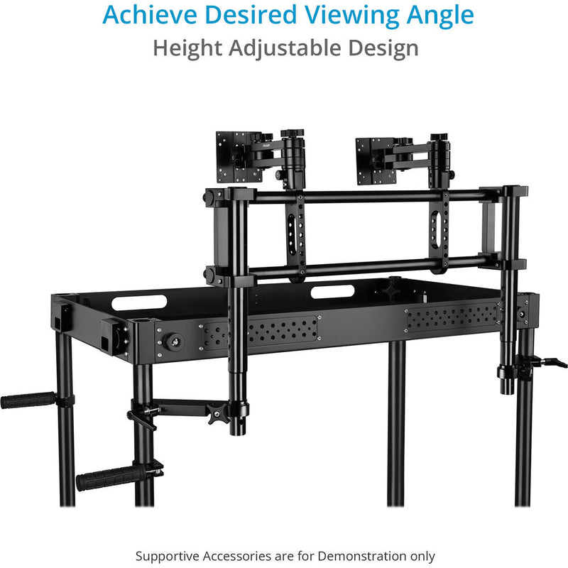 Proaim Dual-Monitor 75/100mm VESA Mount for Select Camera Carts