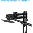 Proaim Dual-Monitor 75/100mm VESA Mount for Select Camera Carts