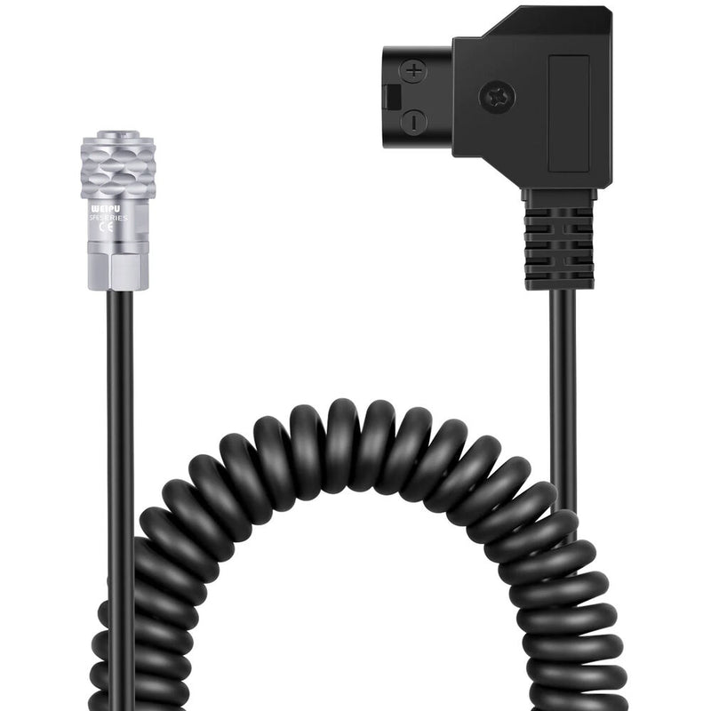 Neewer D-Tap to BMPCC 4K/6K Coiled Power Cable (16-50")