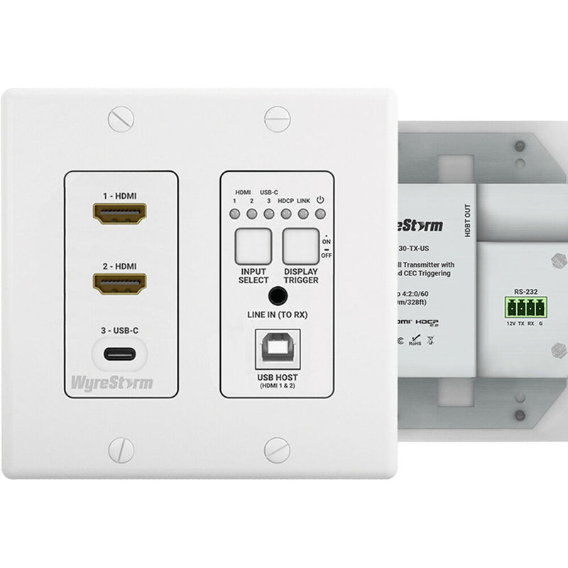 WyreStorm In-Wall Presentation Kit with Touchscreen Control