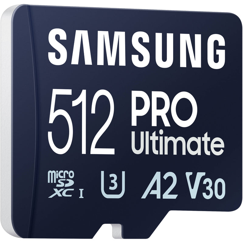 Samsung 512GB PRO Ultimate UHS-I microSDXC Card with Card Reader