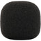 Bubblebee Industries The Microphone Foam for Pencil Mics Pop Filter (Medium Thickness, Black)