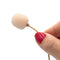 Bubblebee Industries The Microphone Foam for Lavalier Mics Pop Filter (Large, Beige, 5-Pack)