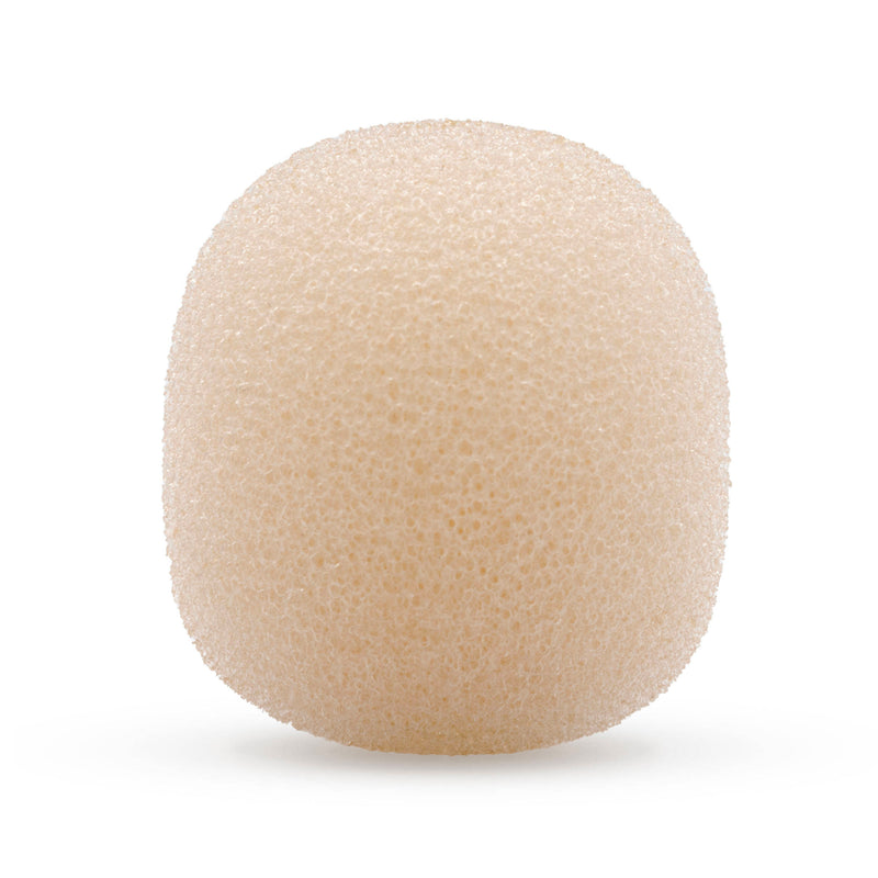 Bubblebee Industries The Microphone Foam for Lavalier Mics Pop Filter (Large, Beige, 5-Pack)