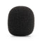 Bubblebee Industries The Microphone Foam for Lavalier Mics Pop Filter (Large, Black, 5-Pack)