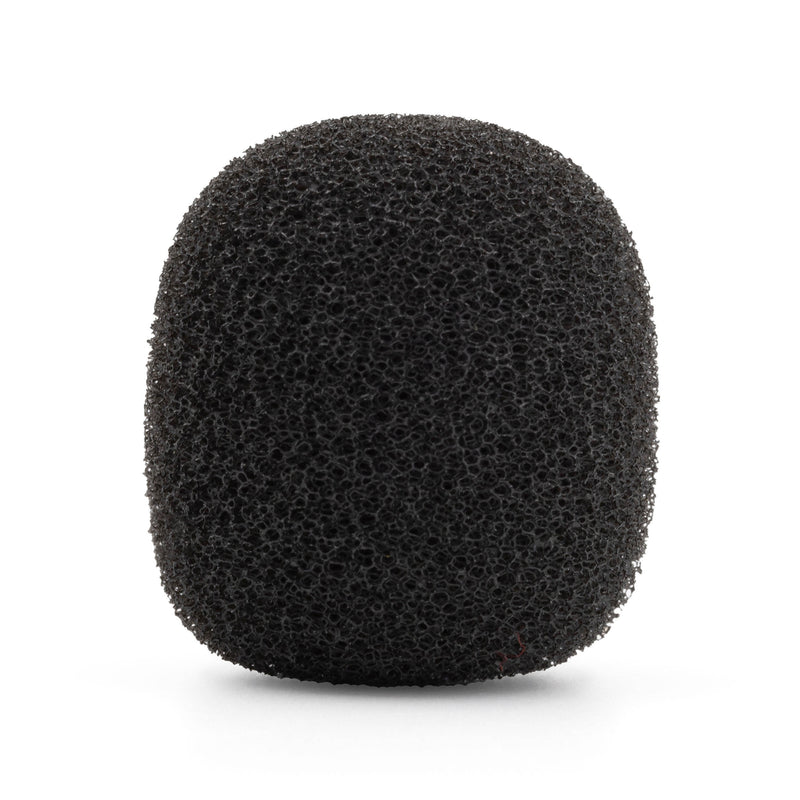 Bubblebee Industries The Microphone Foam for Lavalier Mics Pop Filter (Large, Black, 5-Pack)