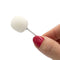 Bubblebee Industries The Microphone Foam for Lavalier Mics Pop Filter (Large, White, 5-Pack)