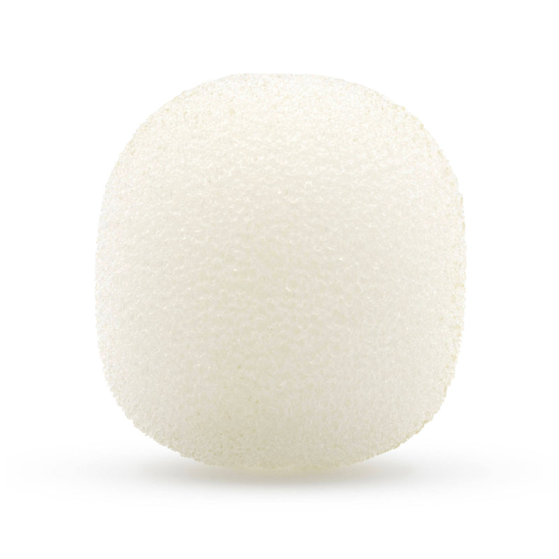 Bubblebee Industries The Microphone Foam for Lavalier Mics Pop Filter (Large, White, 5-Pack)