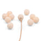 Bubblebee Industries The Microphone Foam for Lavalier Mics Pop Filter (Medium, Beige, 10-Pack)