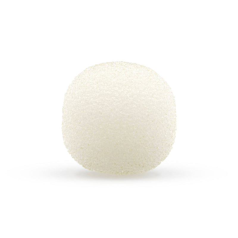 Bubblebee Industries The Microphone Foam for Lavalier Mics Pop Filter (Medium, White, 10-Pack)