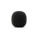 Bubblebee Industries The Microphone Foam for Lavalier Mics Pop Filter (Small, Black, 10-Pack)