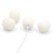 Bubblebee Industries The Microphone Foam for Lavalier Mics Pop Filter (Extra-Large, White, 4-Pack)