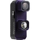 RIPOON Q101 Front Light Bicycle Dash Cam (Dark Purple)