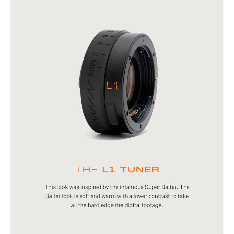 Module 8 L1 Tuner Variable Look Lens Attachment (PL-Mount Lens to E-Mount Camera)