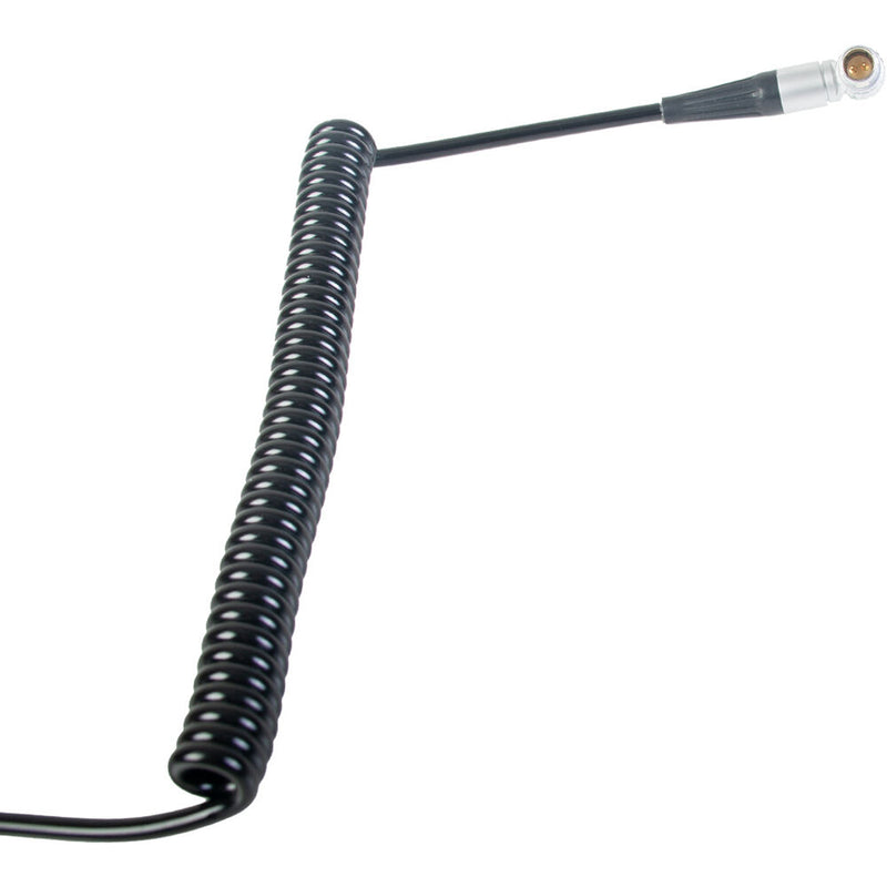 DigitalFoto Solution Limited Coiled 2-Pin LEMO to 2.5mm DC Barrel Power Cable (13.8 to 19.7")