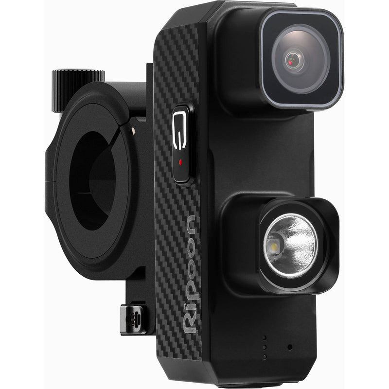 RIPOON Q101 Front Light Bicycle Dash Cam (Black)