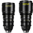 DZOFilm Tango 18-90mm T2.9 & 65-280mm T2.9-4 S35 Zoom Lens Bundle (ARRI PL & Canon EF, Feet)