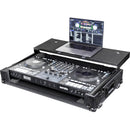 Headliner Pitch Black Flight Case with Laptop Platform and Wheels for RANE DJ FOUR (Black)