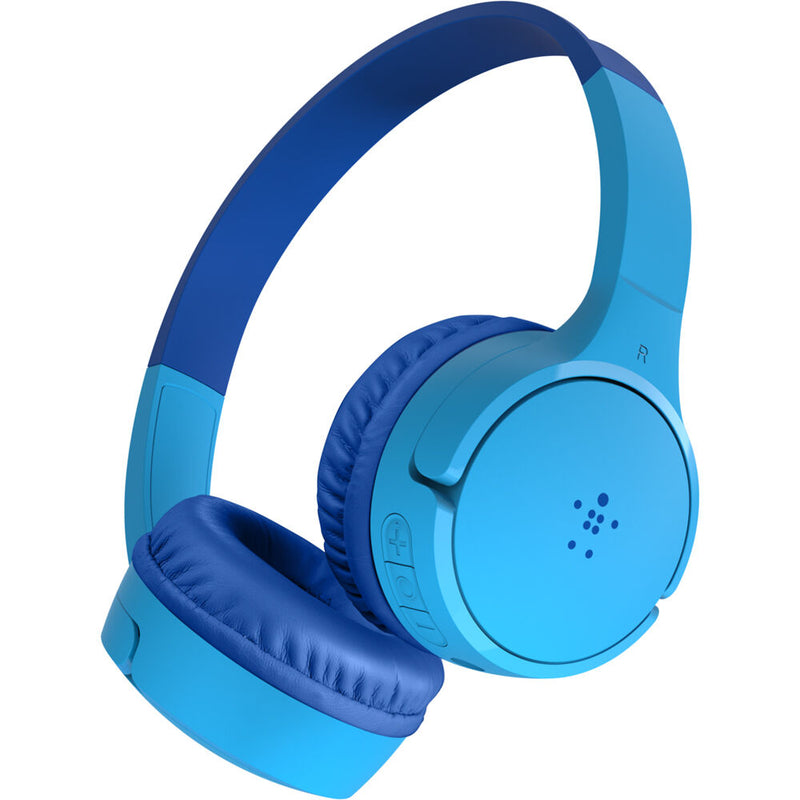 Belkin SoundForm Mini On-Ear Wireless Headphones for Kids (Blue)