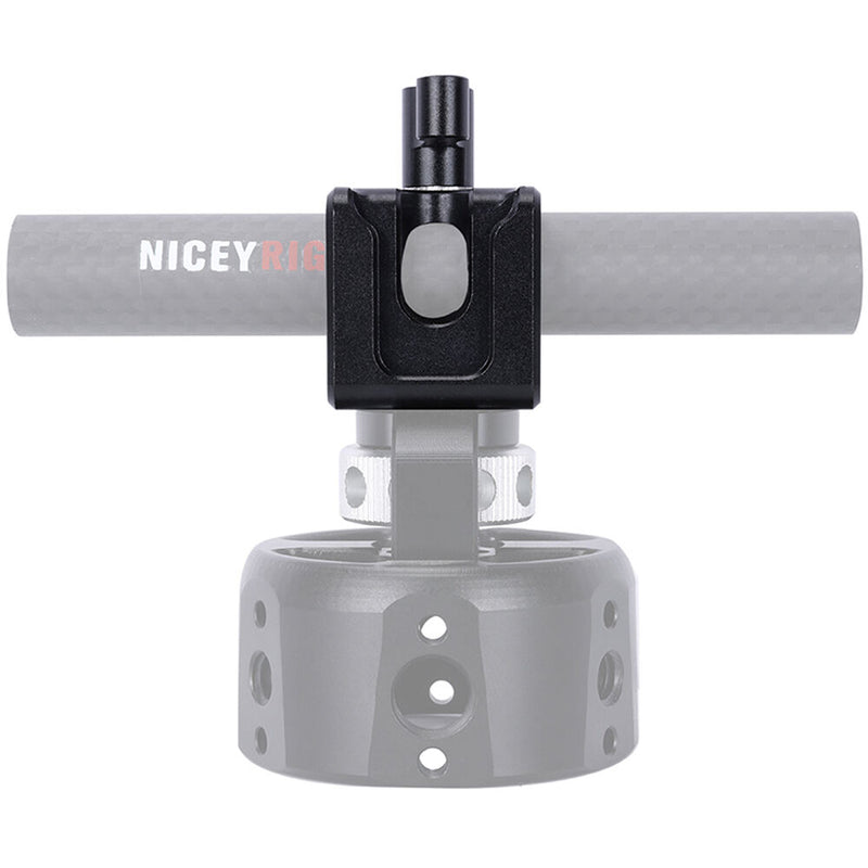 Niceyrig Single 15mm Rod Clamp with Cold Shoe Mount