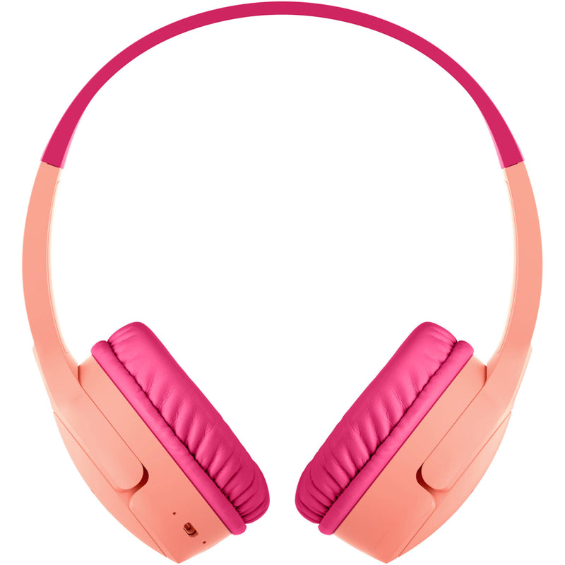 Belkin SoundForm Mini On-Ear Wireless Headphones for Kids (Pink)