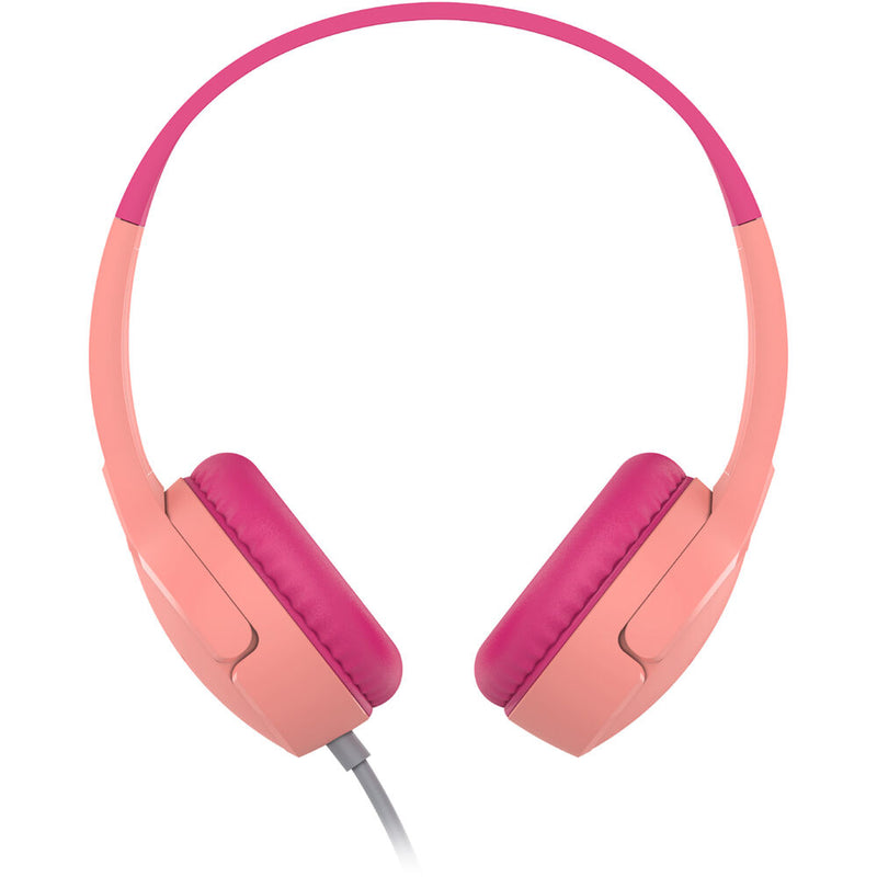 Belkin SoundForm Mini On-Ear Headphones for Kids (Pink)