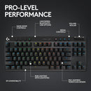 Logitech G PRO X TKL LIGHTSPEED Wireless RGB Gaming Keyboard (Black, Clicky)