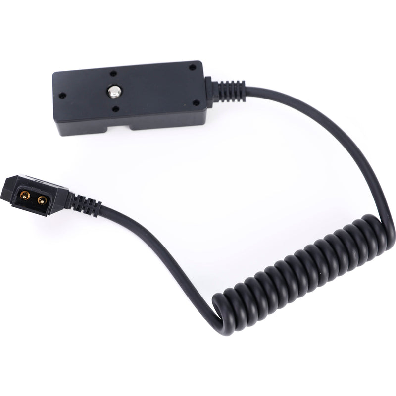 DigitalFoto Solution Limited Coiled Male D-Tap to 4-Port Female D-Tap Splitter with 1/4"-20 Screw (1.6 to 3.2')