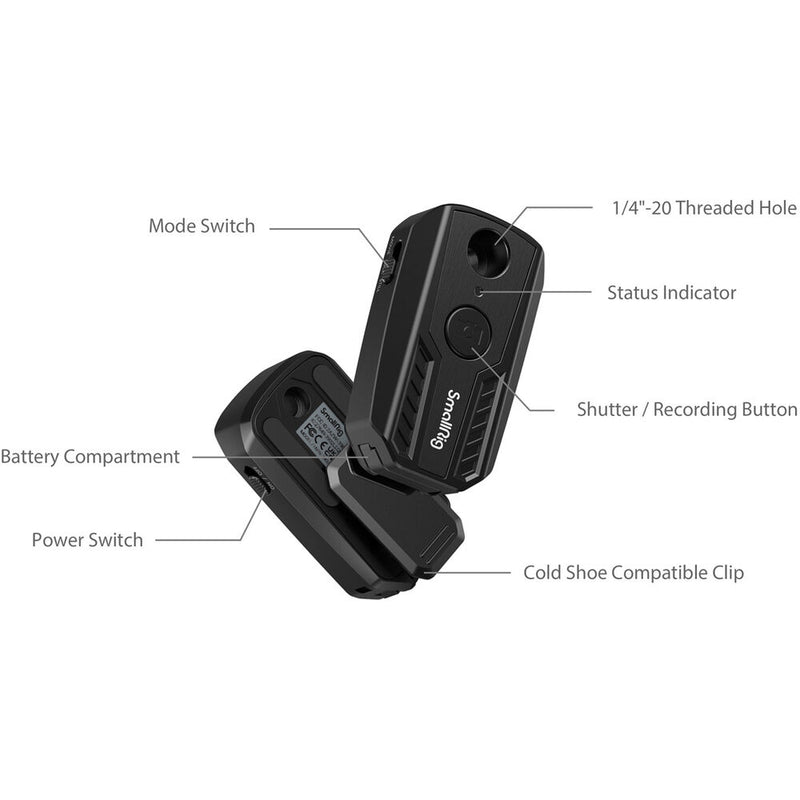 SmallRig Wireless Remote Controller for Select Sony, Canon, and Nikon Cameras