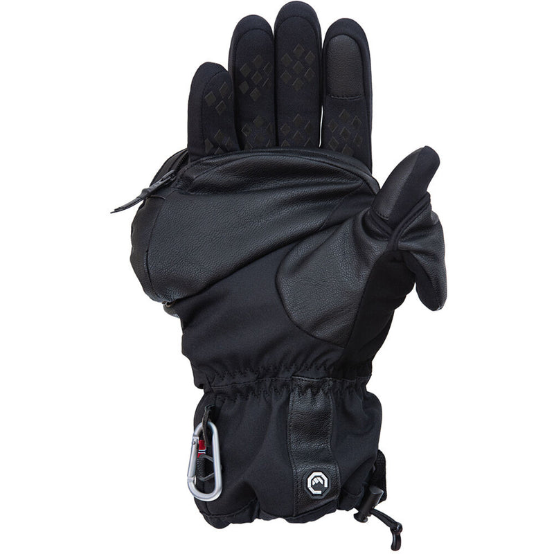 Vallerret Skadi Zipper Mitt PSP Gloves (Black, 2X-Large)