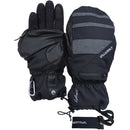 Vallerret Skadi Zipper Mitt PSP Gloves (Black, X-Small)