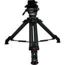 Cartoni Focus 22 Cine Fluid Head with 2-Stage Carbon Fiber Tripod, Mid-Level Spreader, Pan Bar & Bag Kit (100mm)