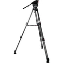 Cartoni Focus 22 Cine Fluid Head with 2-Stage Carbon Fiber Tripod, Mid-Level Spreader, Pan Bar & Bag Kit (100mm)