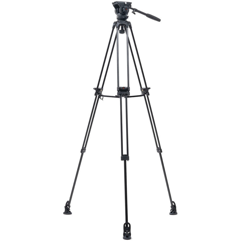 E-Image 2-Stage Aluminum Fluid Head Tripod Kit