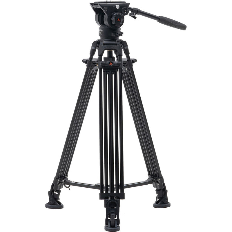 E-Image 2-Stage Aluminum Fluid Head Tripod Kit