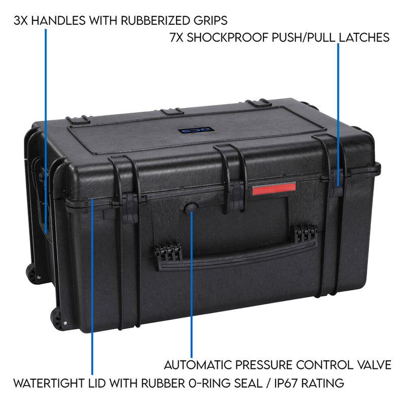 DCB Cases Element Series 8505F Waterproof Utility Case (Foam Insert)