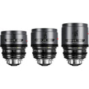 DZOFilm PAVO 2x Anamorphic 28/40/75mm T2.1 3-Lens Set (Neutral Coating, PL/EF Mount, Feet)