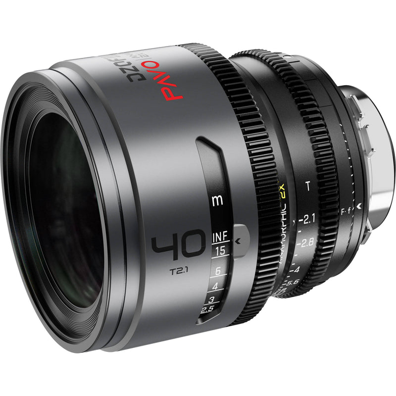 DZOFilm PAVO 40mm T2.1 2x Anamorphic Prime Lens (Neutral Coating, PL/EF Mount, Feet)