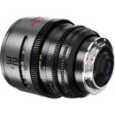 DZOFilm PAVO 2x Anamorphic 32/55 T2.1 & 100mm T2.4 3-Lens Set (Neutral Coating, PL/EF Mount, Feet)