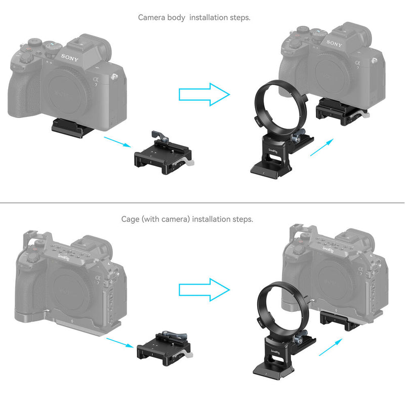 SmallRig Rotatable Horizontal-to-Vertical Mount Plate Kit for Select Sony A-Series, FX3 & FX30 Cameras