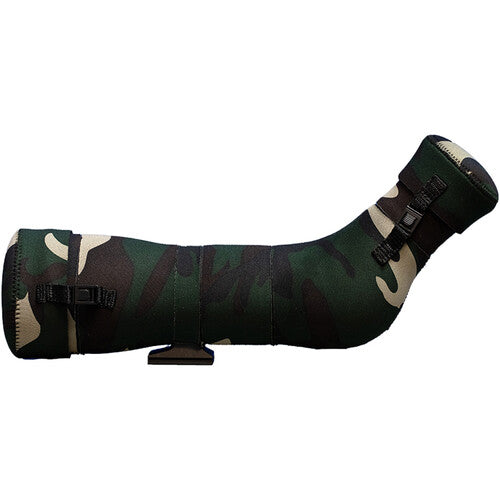 LensCoat Cover for Vortex Diamondback 65 HD Angled Scope (Forest Green Camo)