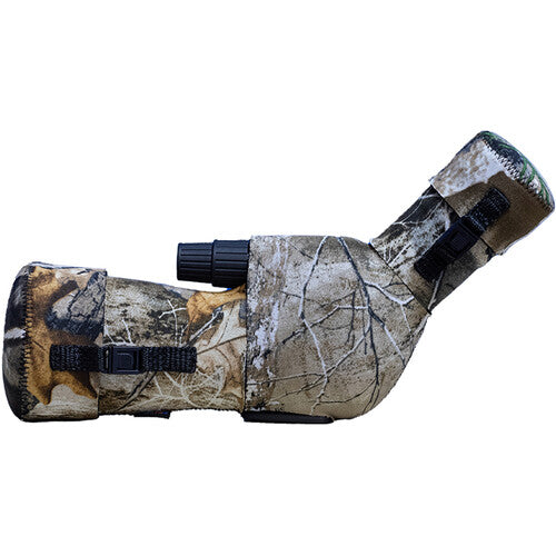 LensCoat Cover for Kowa Prominar 553 Angled Scope (Realtree Edge Camo)