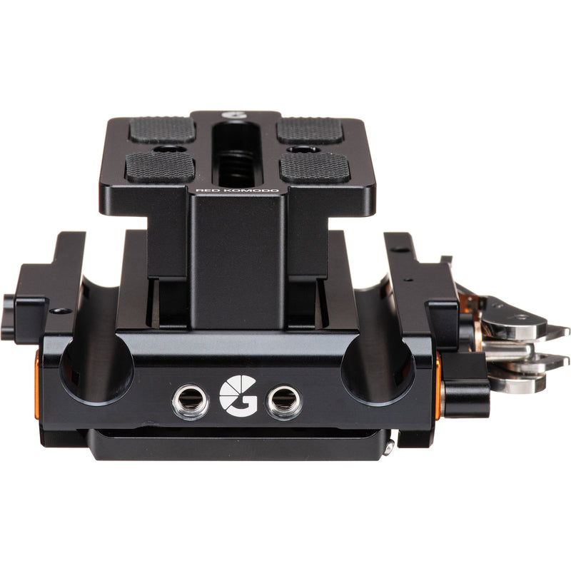 Bright Tangerine LeftField 3 Quick Release Baseplate for RED KOMODO & KOMODO-X (Standard)